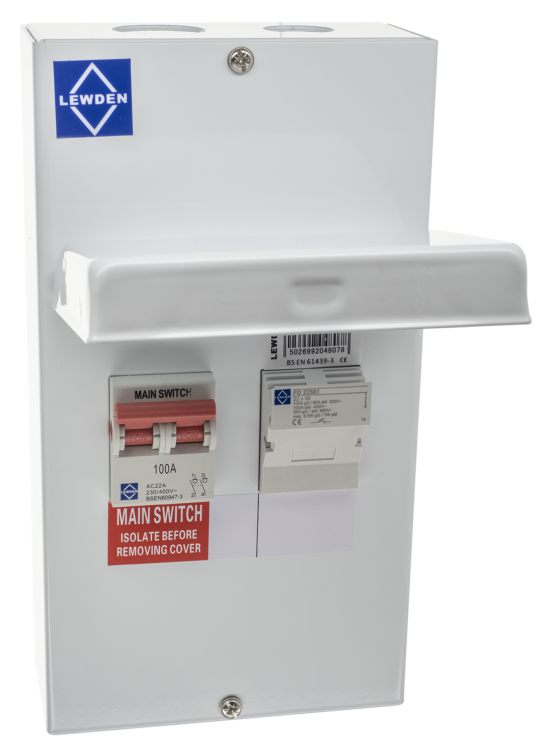 100A DP Fused Switch for Fused Switch Lewden