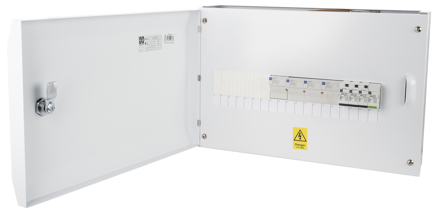 Extension Box With Three Phase Surge Protection Device Lewden