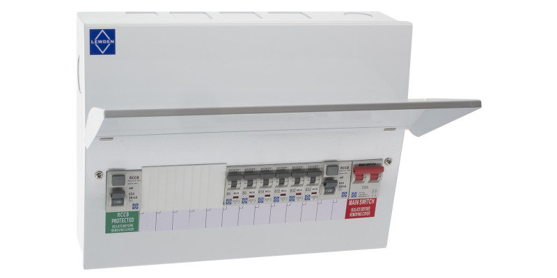 PRO Populated Dual RCCB Consumer Units - With Round Knockouts