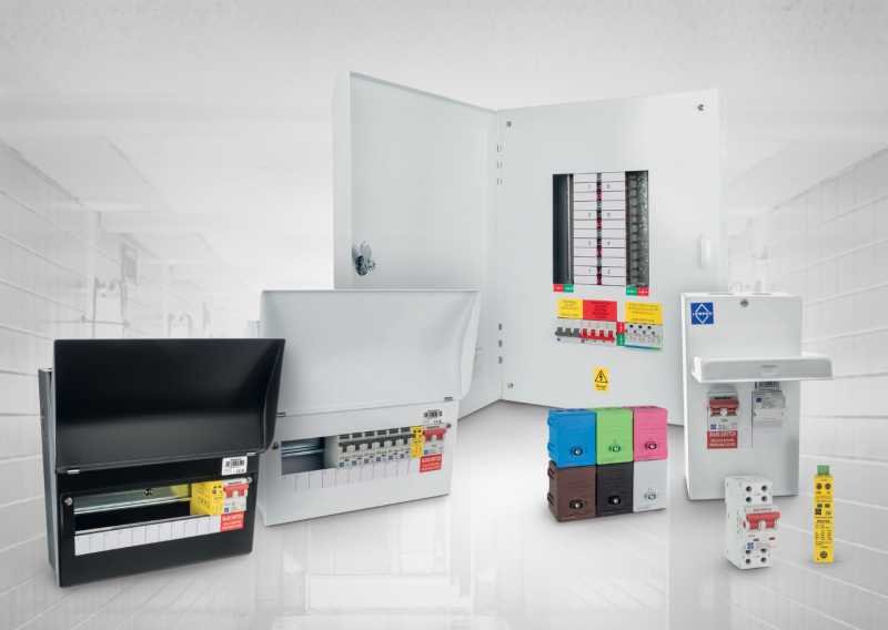 range of consumer units and circuit protection