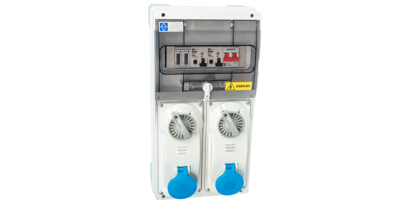 Twin Socket Outlet - With Meter