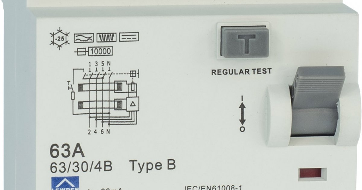 Lewden 40//30//2 RCCB//RCD 2 Pole 40 Amp