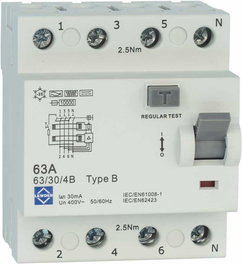 Now Available: Type B RCCBs in 2 Pole & 4 Pole versions