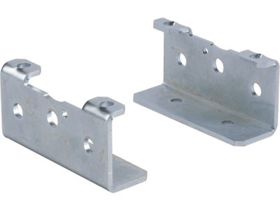 PAIR OF BRACKETS FOR MOUNTING ON DOUBLE CHAIN AND BUSBAR