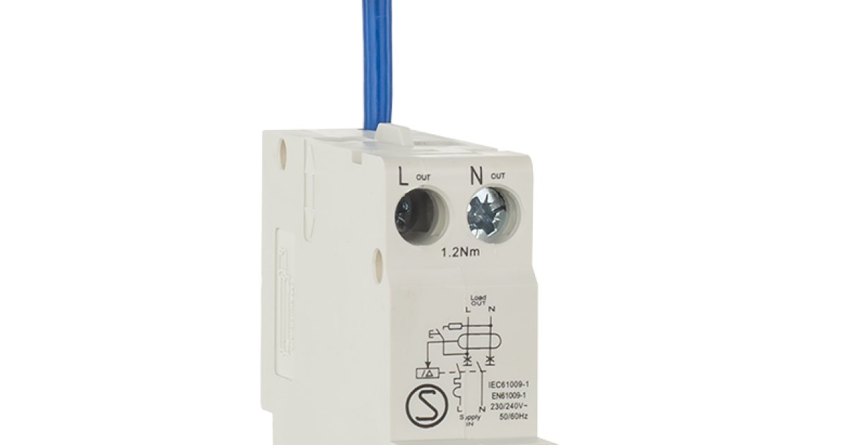 FI/LS B 16A 30mA 1p circuit breaker/Fi switch combination RCBO