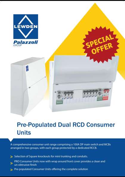 Pre-Populated Dual RCD Consumer Units - Promo While Stocks Last