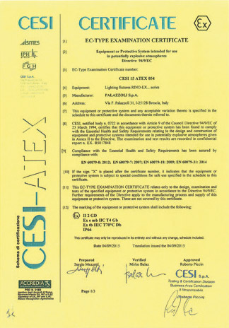 Certificate CESI